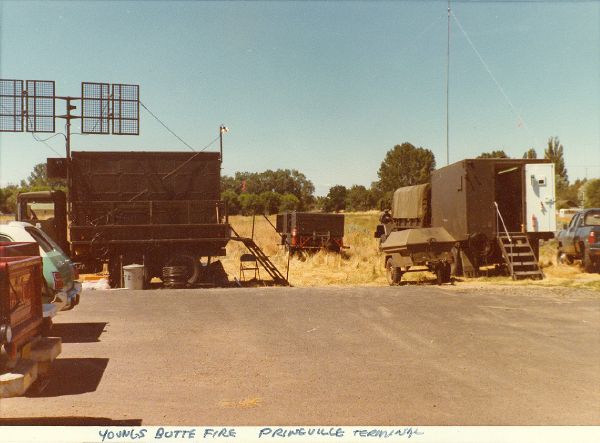 Youngs Butte Fire August 1978 Prineville Terminal & Command Post
