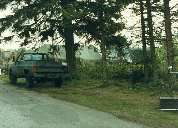 TSC-62 Van on left, MPF tent in center, TGC-27 Van on Right