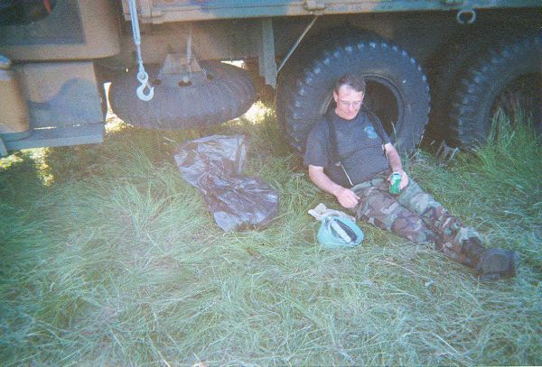 A very worn out SMsgt Kehler.