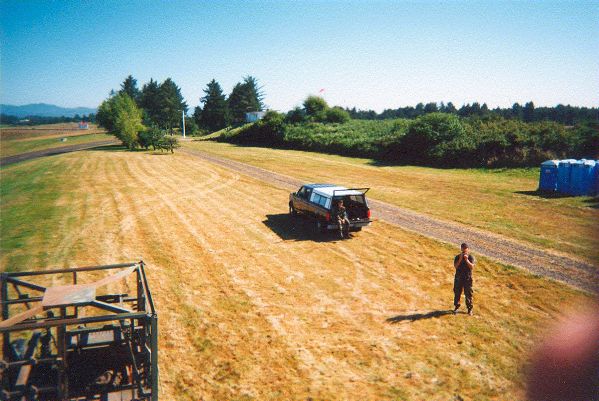 Second Camp Rilea electrical survey, July 2001, SMSgt Kehler from the MRT-2. 