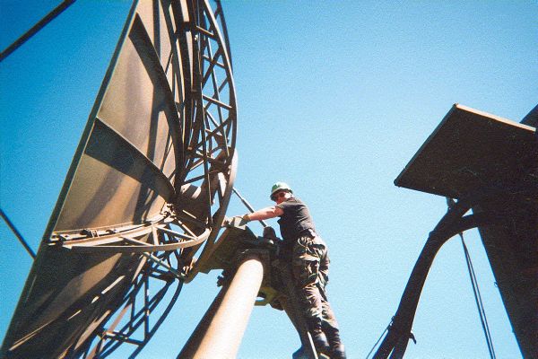 TSgt Foland, Camp Rilea electrical survey, July 2001